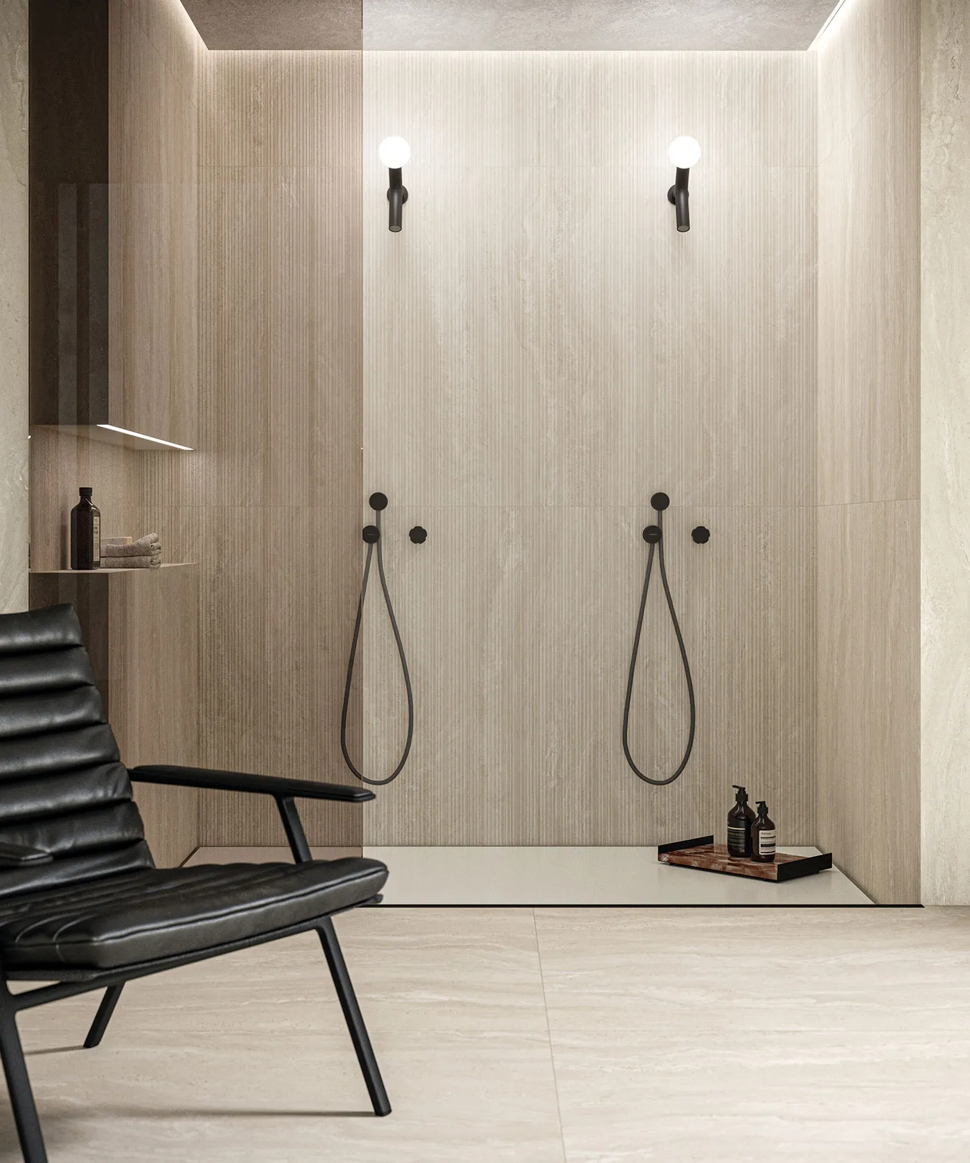 Flooring/cladding in stone-effect porcelain stoneware Authentic Luxe by Florim Ceramiche