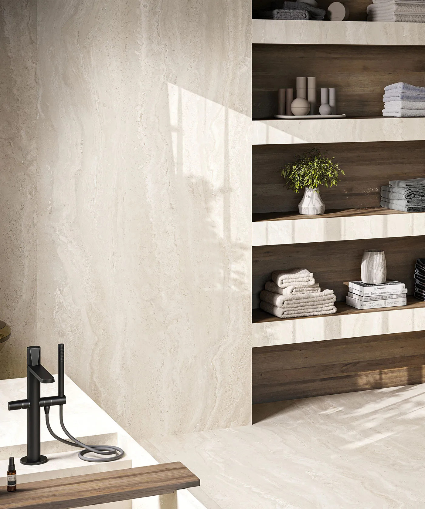 Flooring/cladding in stone-effect porcelain stoneware Authentic Luxe by Florim Ceramiche