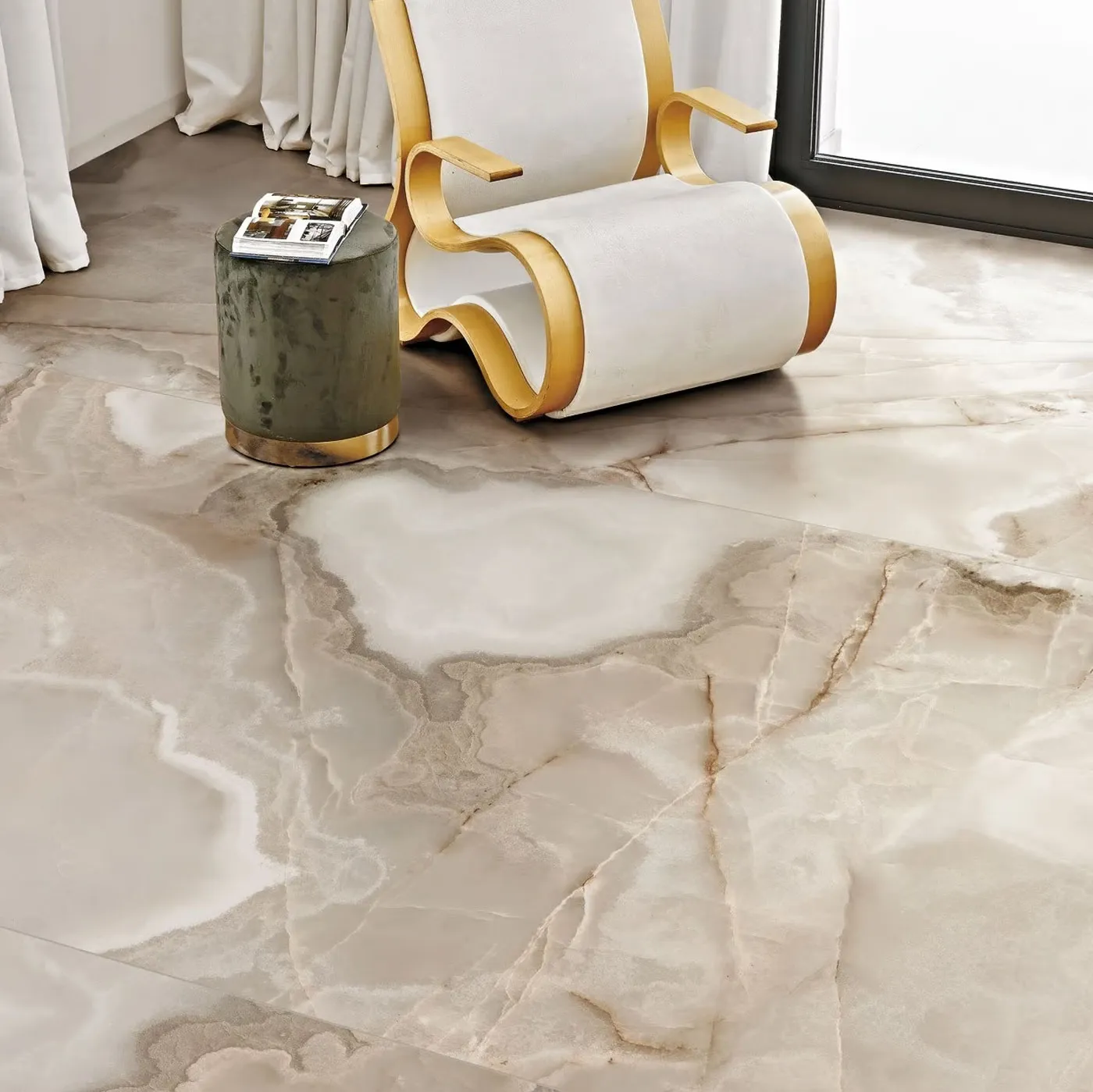 Flooring/cladding in porcelain stoneware RÊVES by Florim Ceramiche