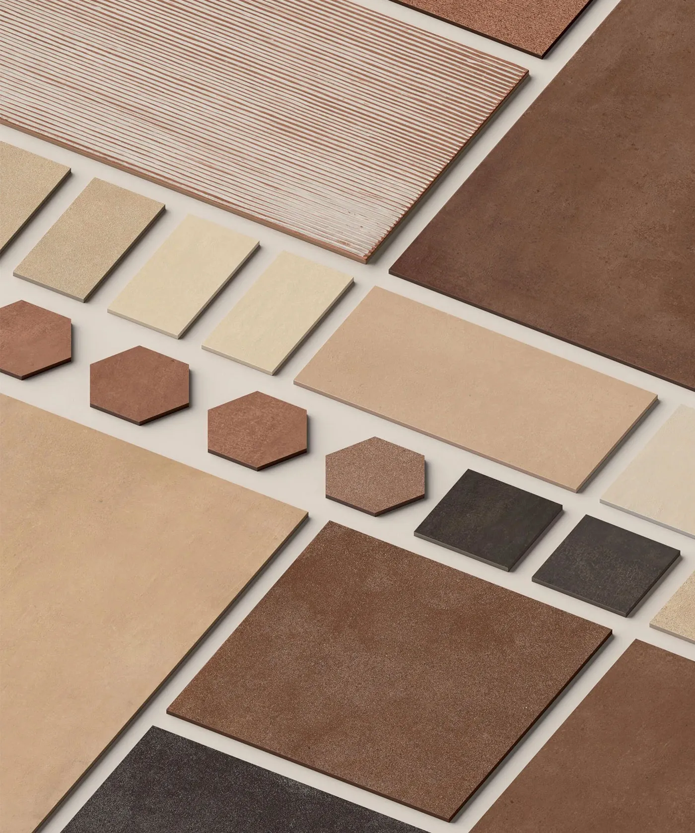 Slabs/Tiles in porcelain stoneware SENSITERRE by Florim Ceramiche