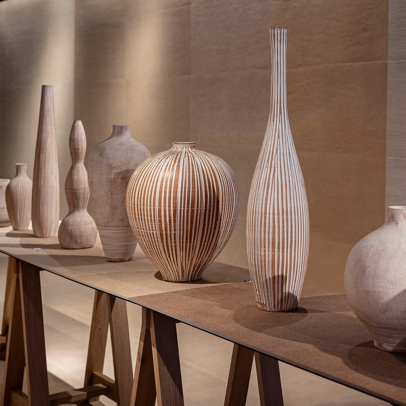 Slabs/Tiles in porcelain stoneware SENSITERRE by Florim Ceramiche