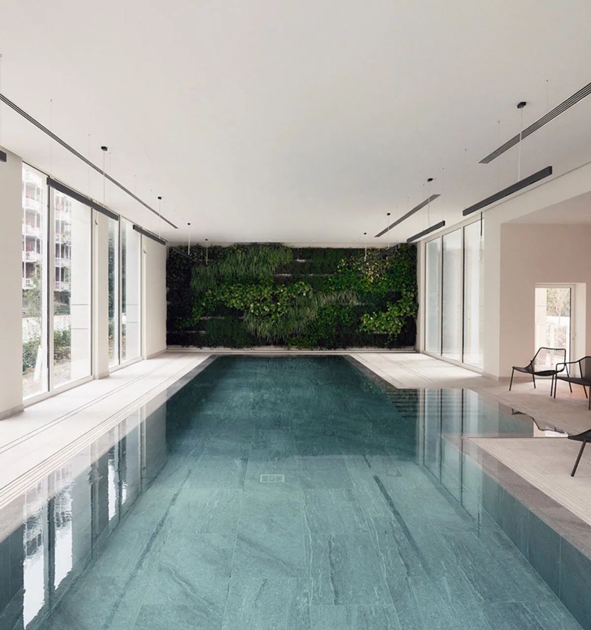 Project: Torre Milano (2022) Collections: STONTECH 4.0 – Stone-effect porcelain stoneware by Florim Ceramiche